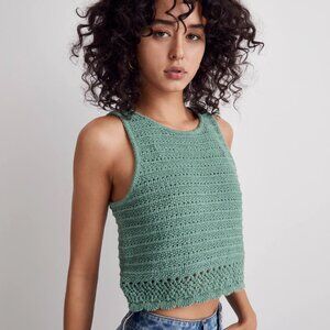 Madewell Kellen Crocheted Sweater Tank XS